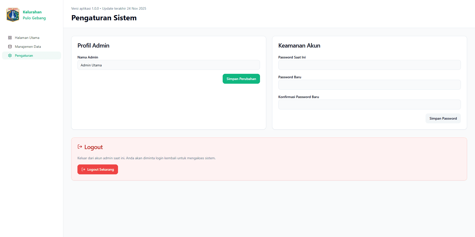 Sistem Informasi Pendokumentasian Ahli Waris - Preview